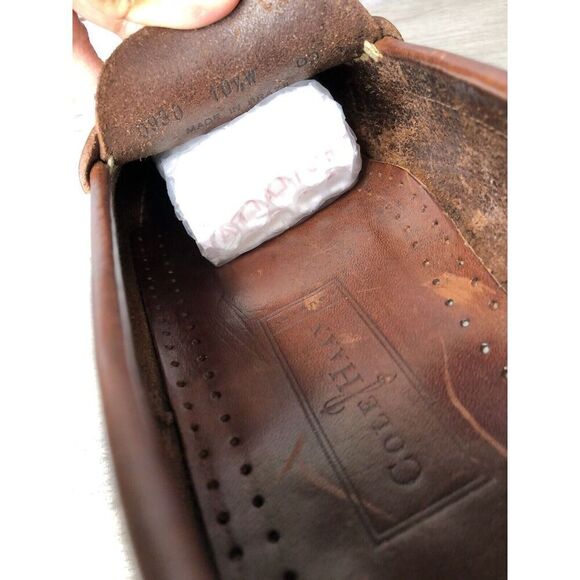 Cole Haan Dark Brown Leather Penny Loafers Casual Shoes Men’s Sz 10.5W US/44EU - Picture 9 of 16